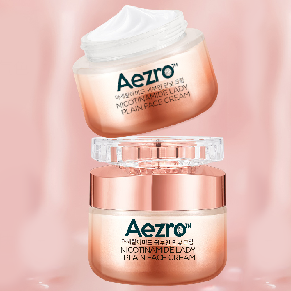 Aezro™ Hydratisierende Nicotinamid Creme für Strahlkraft und einen ebenmäßigen Hautton