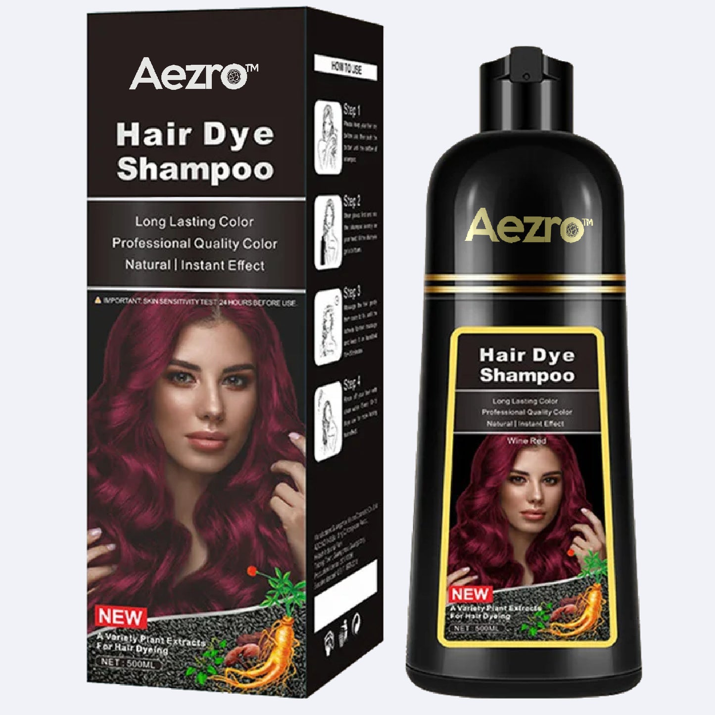 Aezro™ Instant Hair Color Shampoo