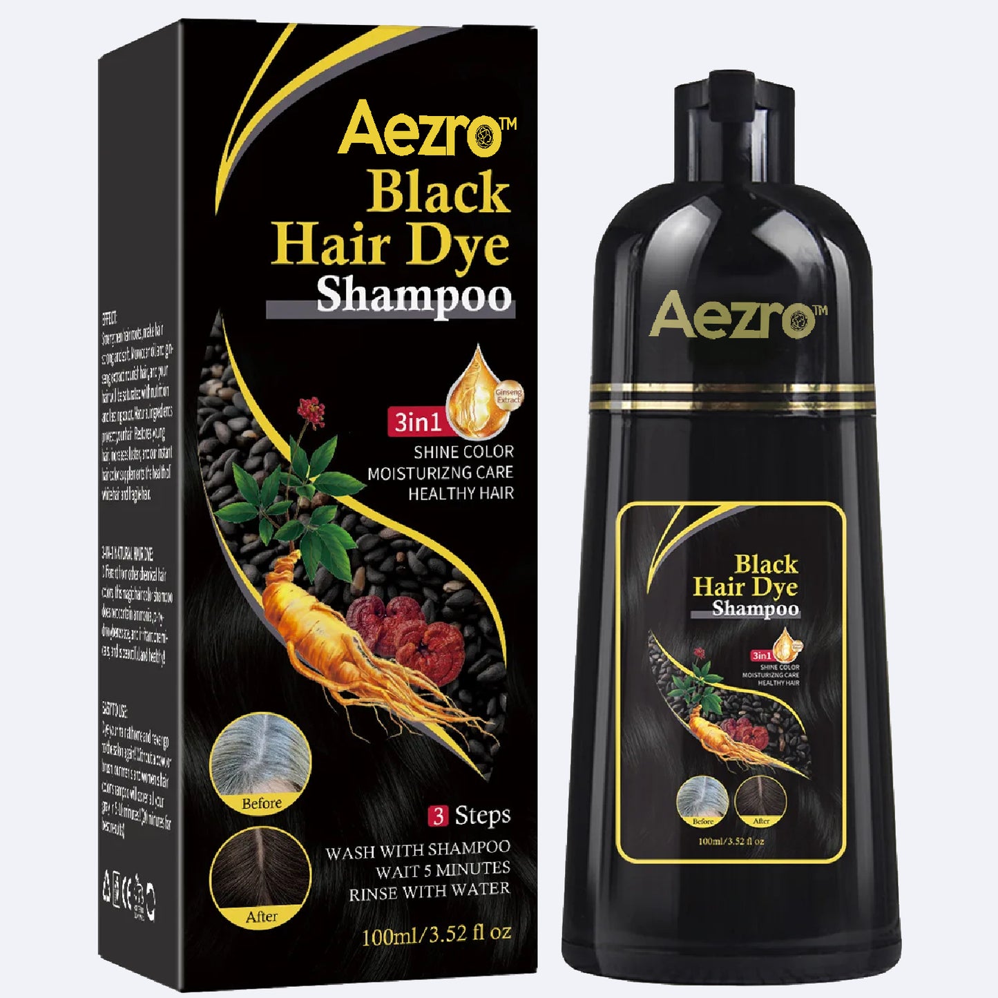 Aezro™ Instant Hair Color Shampoo